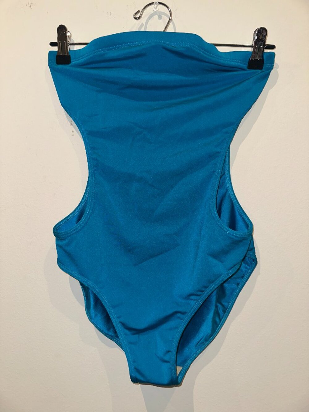American Apparel Classic Girl Teal Strapless Bodysuit